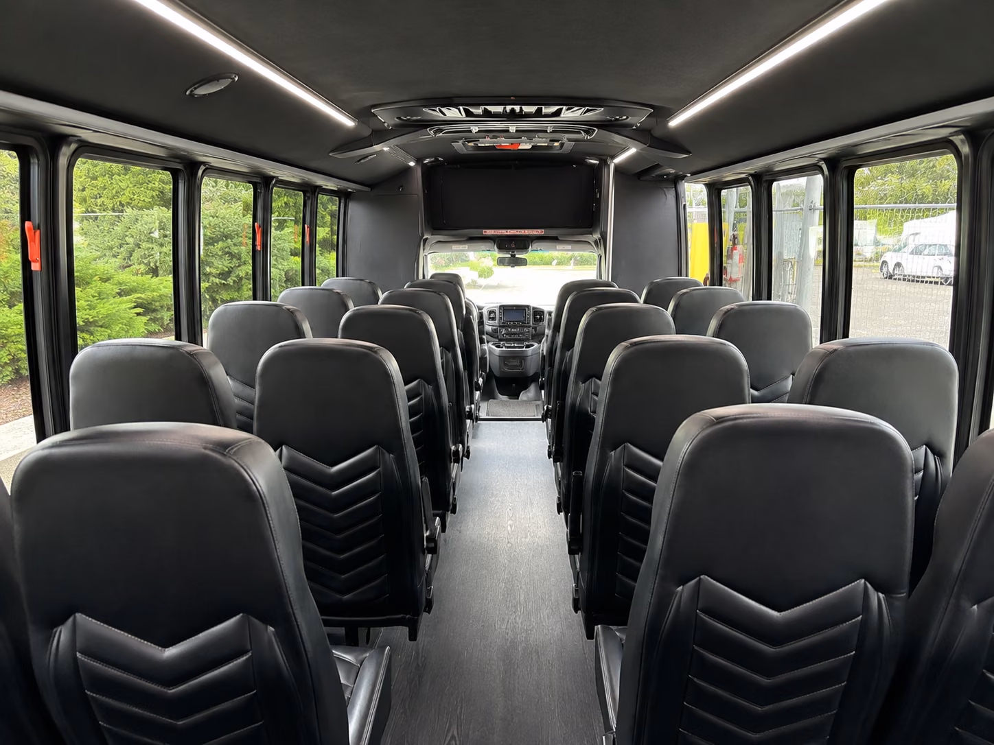 north port 18 passenger minibus interior