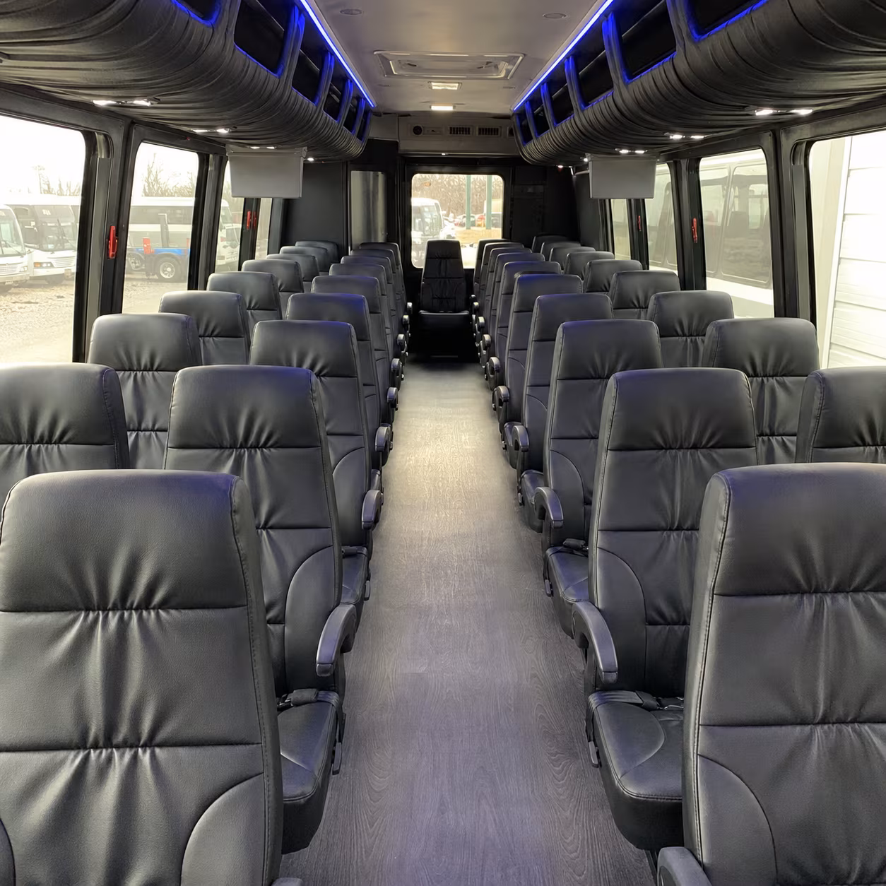 north port 25 passenger minibus interior