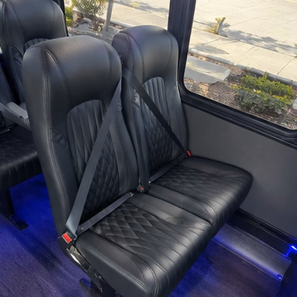 north port 28 passenger minibus inside