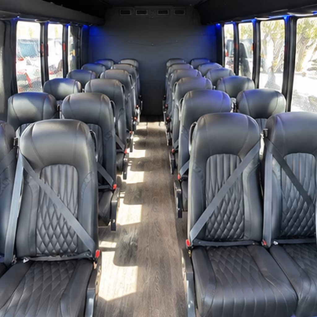 north port 28 passenger minibus interior