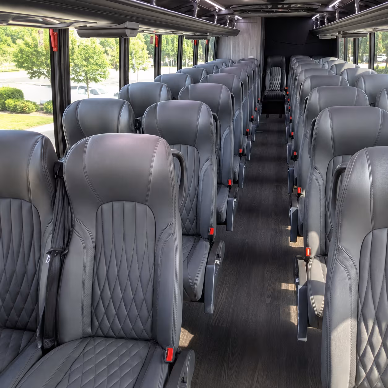north port 35 passenger minibus inside