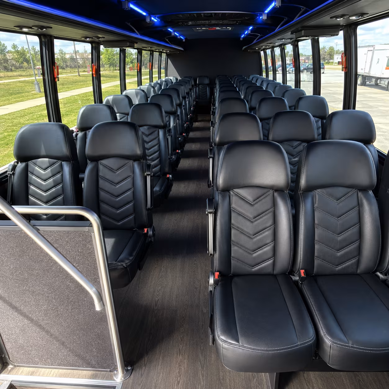 north port 35 passenger minibus interior