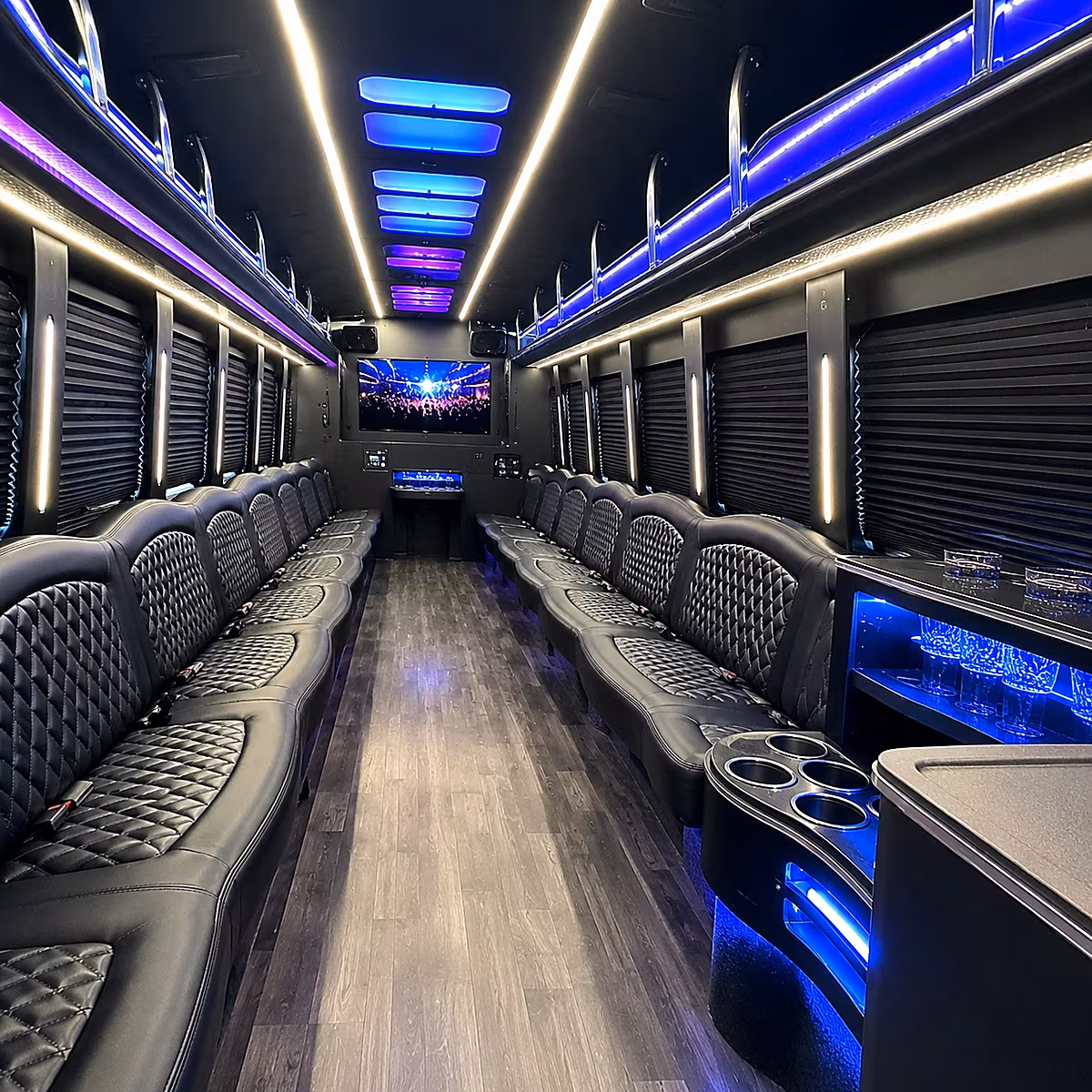 north port party bus interior