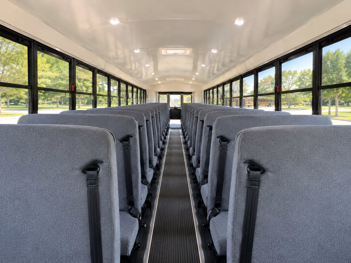 north port school bus interior