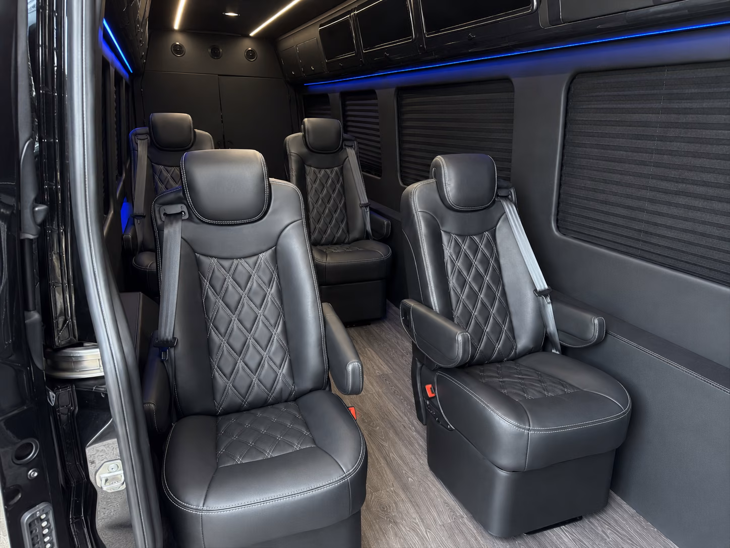 north port sprinter van with driver inside